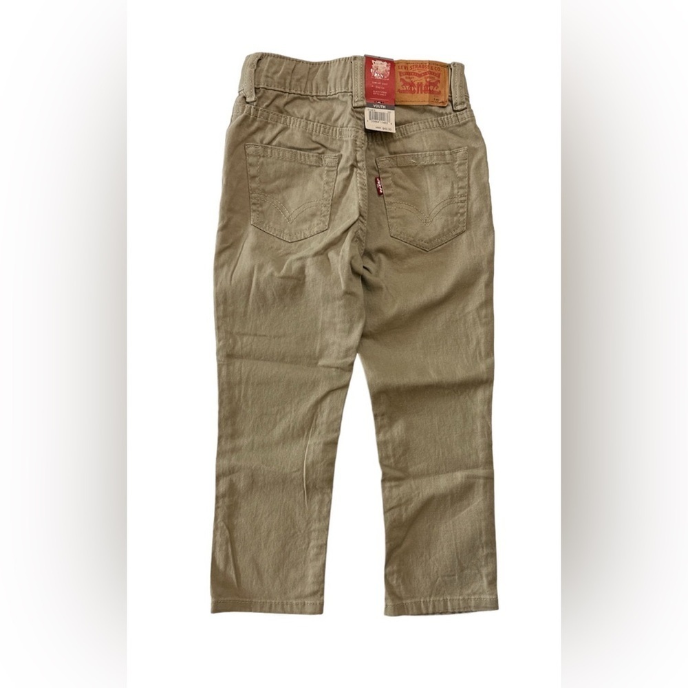 Levi's Boy's Comfort Waist Stretch Pull-On Slim Fit Pant Tan 5